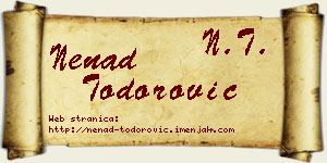 Nenad Todorović vizit kartica